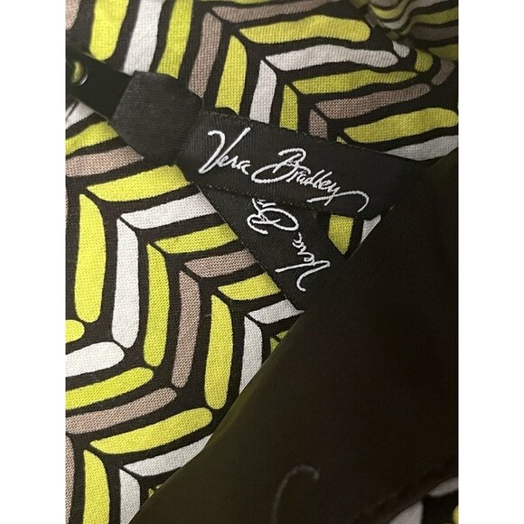 Vera Bradley Retired Emily Satchel Citron Quilted Shoulder Purse NICE SEE PHOTOS - Picture 9 of 16